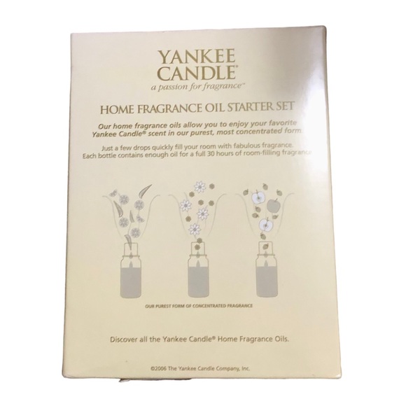 Yankee Candle Home Fragrance Oil Starter Set, Clean Cotton - Picture 2 of 4